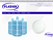 Tablet Screenshot of plasvan.com.br